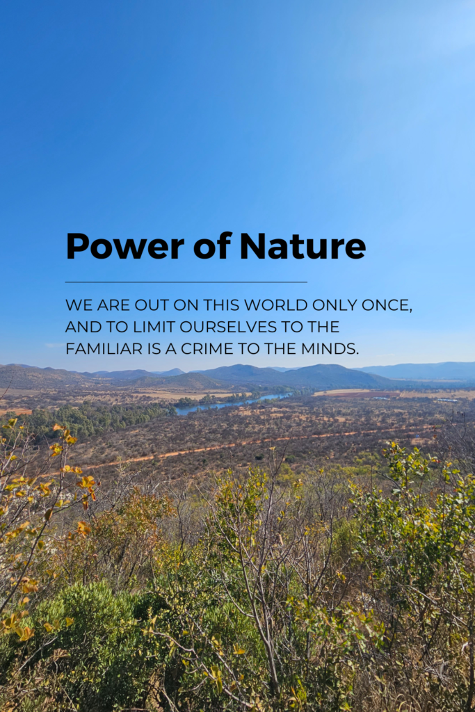 PINTEREST POST ABOUT THE BEAUTY AND POWER OF NATURE